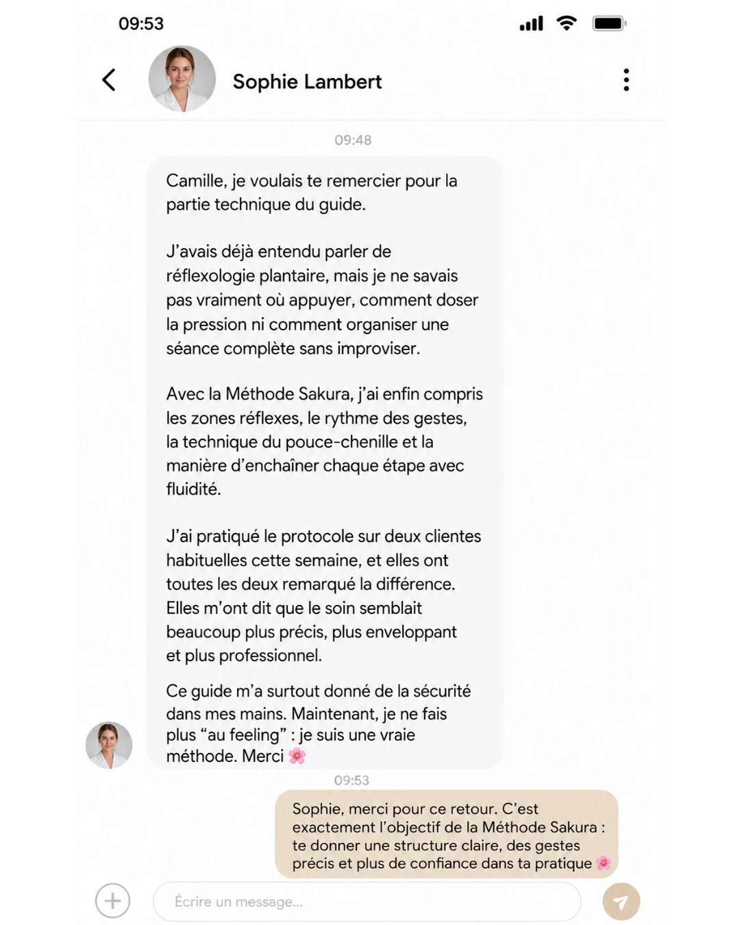 Retour d'expérience d'une acheteuse du guide Méthode Sakura
